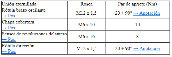 Seat Ibiza. Mangueta