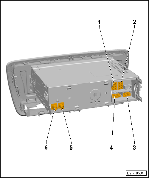 Seat Ibiza. Asignación de conectores